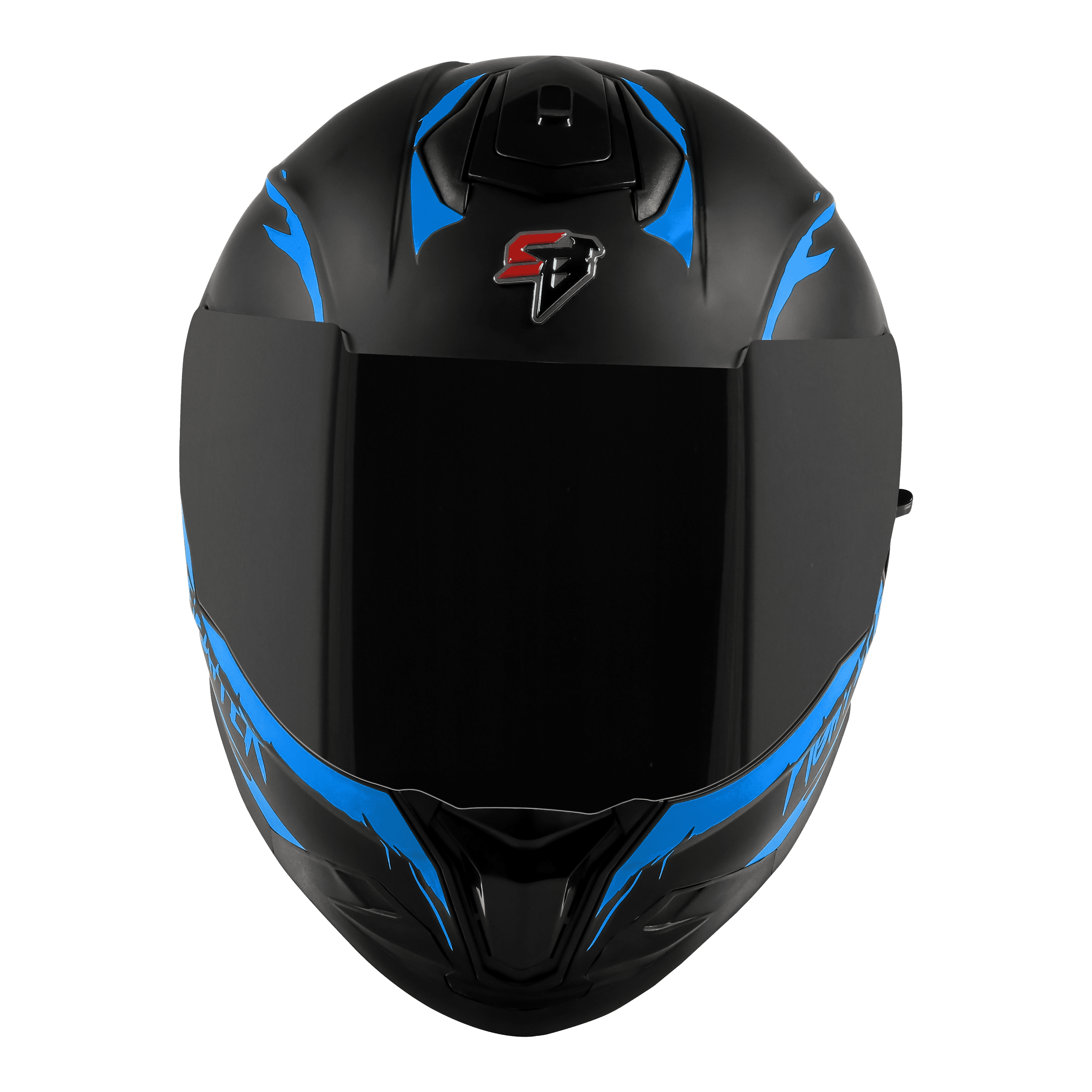 SBH-57 ISS SILVER FIGHTER F2 GLOSSY BLACK WITH BLUE